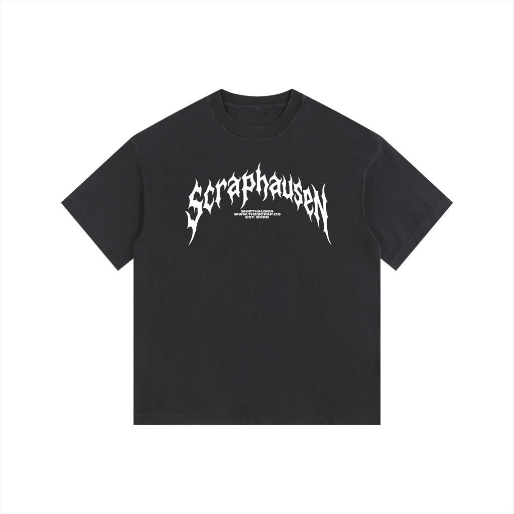 Scraphausen Vintage Washed Oversized Cotton T-Shirt