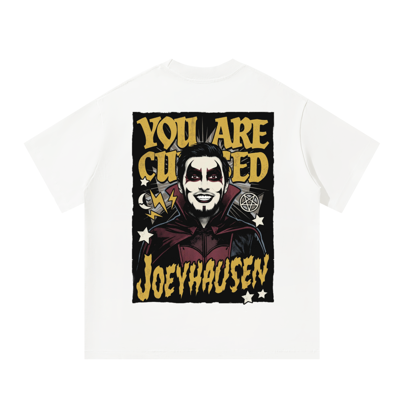 Joeyhausen 'You Are Cursed' Oversized T-Shirt