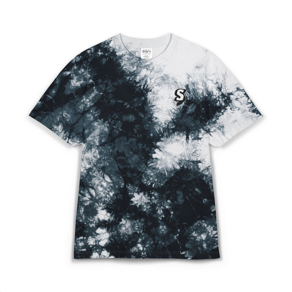 The Scrap Black Marble Tie-Dye Oversized T-Shirt