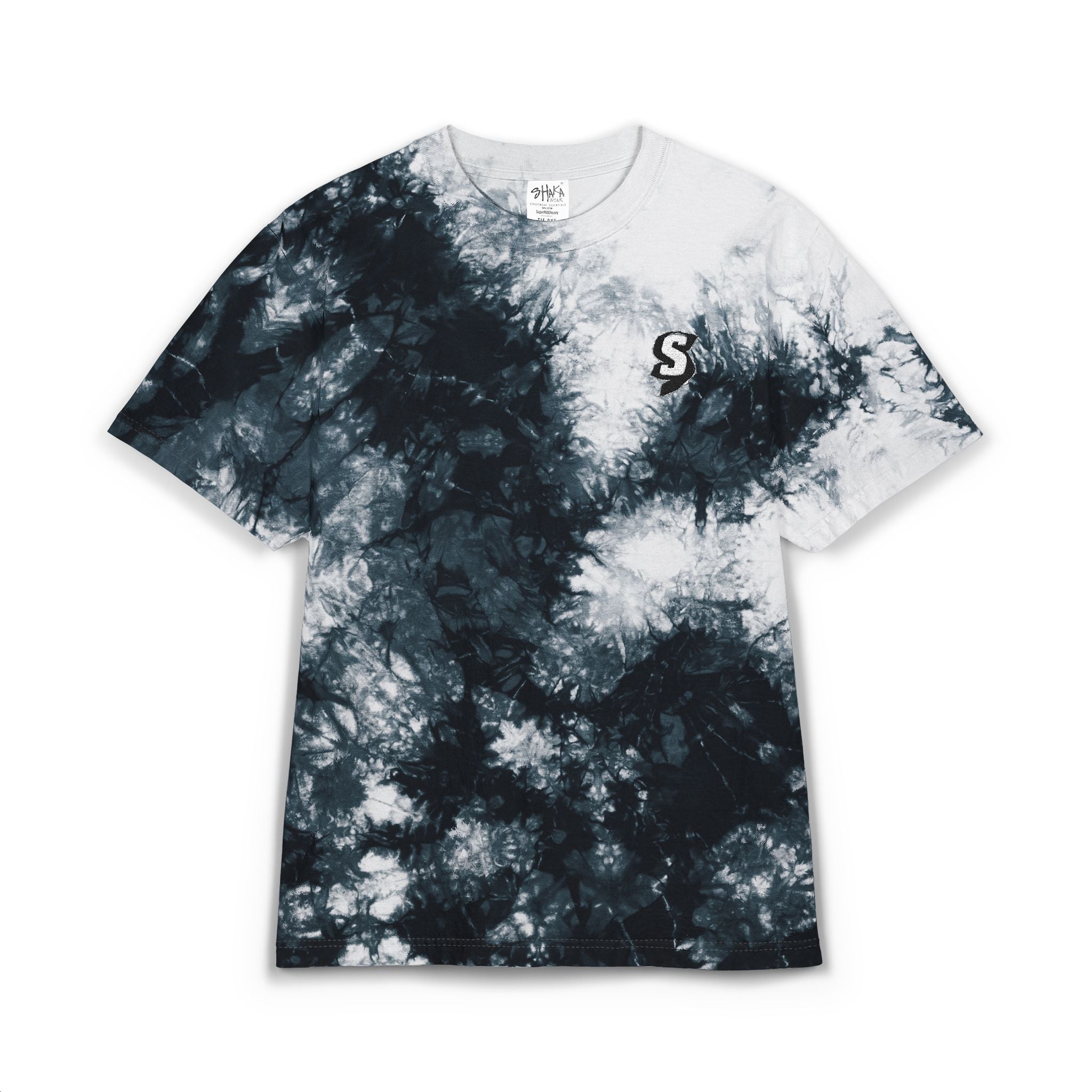 The Scrap Black Marble Tie-Dye Oversized T-Shirt