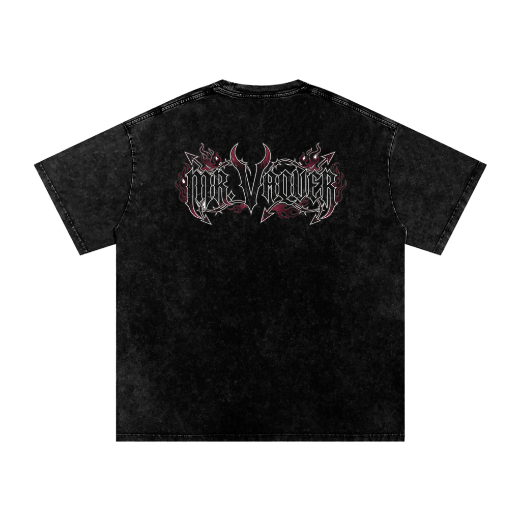 Mr. Vaquer Snow Washed Oversized Cotton T-Shirt